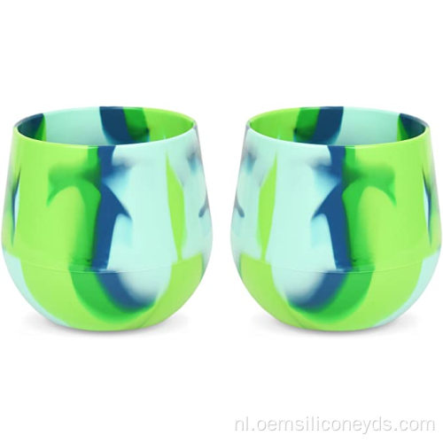 Custom Silicone Shatter Proof Herbruikbare Cups